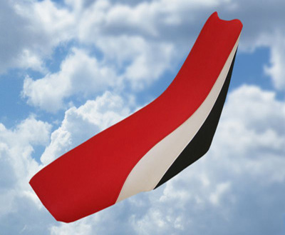 Red Arrow - Red, white and black vinyl creating a stunning contrast