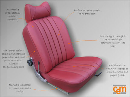 Mercedes SL (W113) seat details