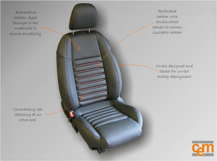 Alfa Giulietta seat