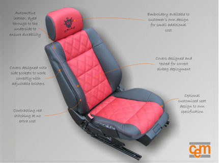 Mercedes G Wagon seat details