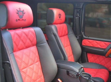 Mercedes G Wagon front seats