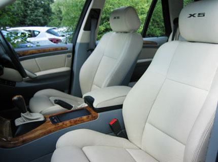 BMW X5 front seats